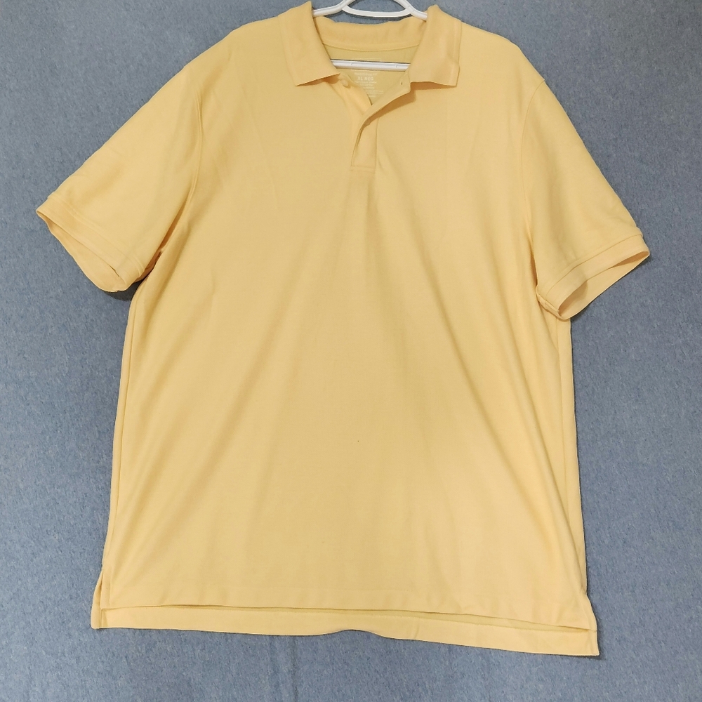 L.L. Bean yellow traditional fit polo shirt. Size XL
